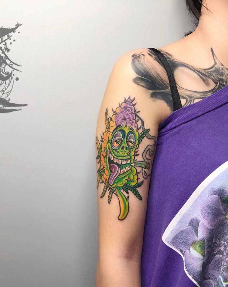 大了纹身图片_手臂纹身图案