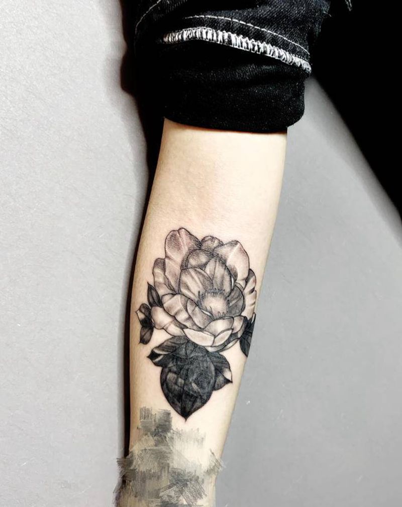 花 遮盖纹身图片_手部New School纹身图案