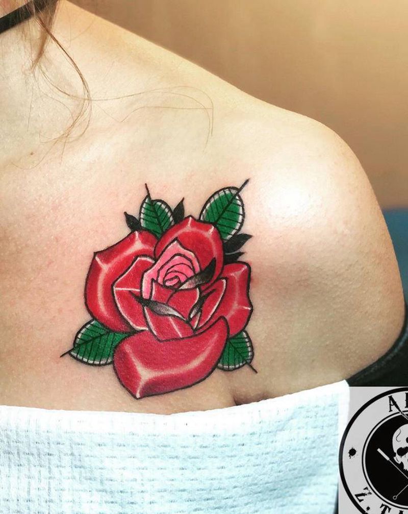 丽江店.作纹身图片_肩部schoolMr.Z纹身图案