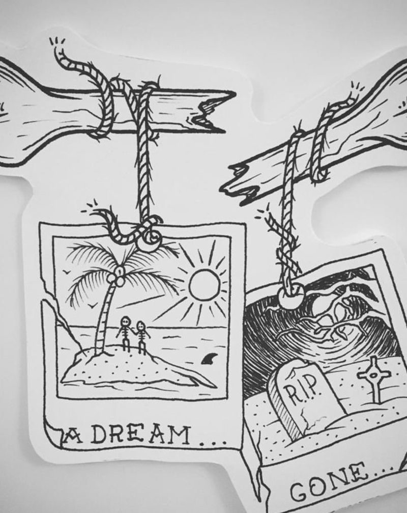 ISOVER纹身图片_腰部手臂纹身图案