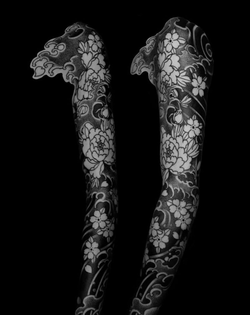 低空作品 F啊fa纹身图片_手部手臂老传统纹身图案