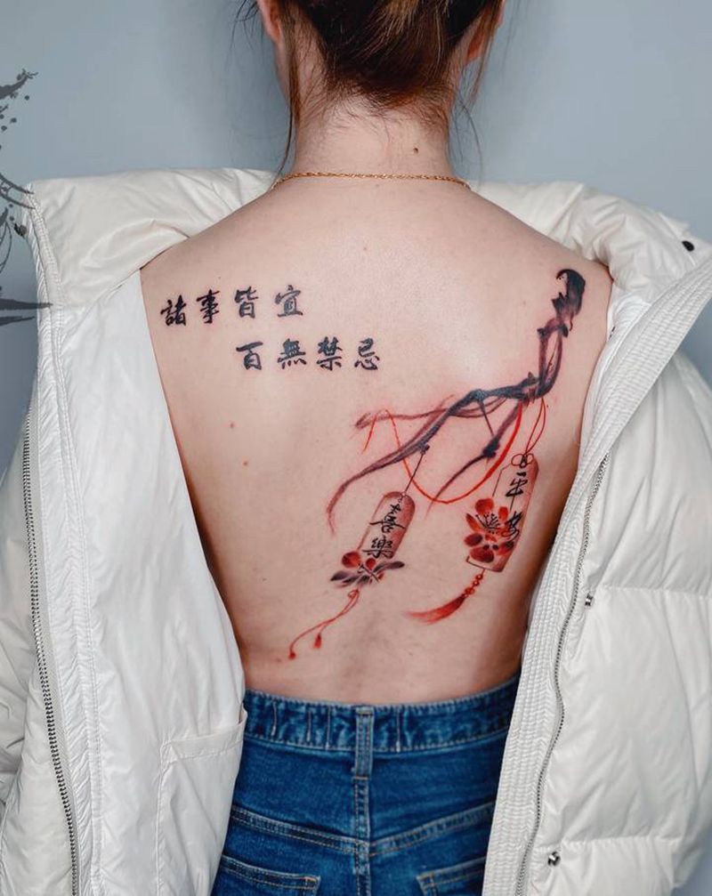 后背纹身图片_背部纹身图案