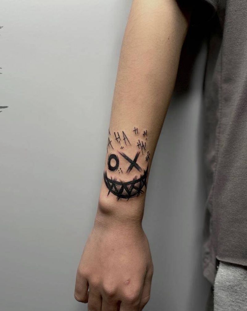 哈哈纹身图片_手臂纹身图案