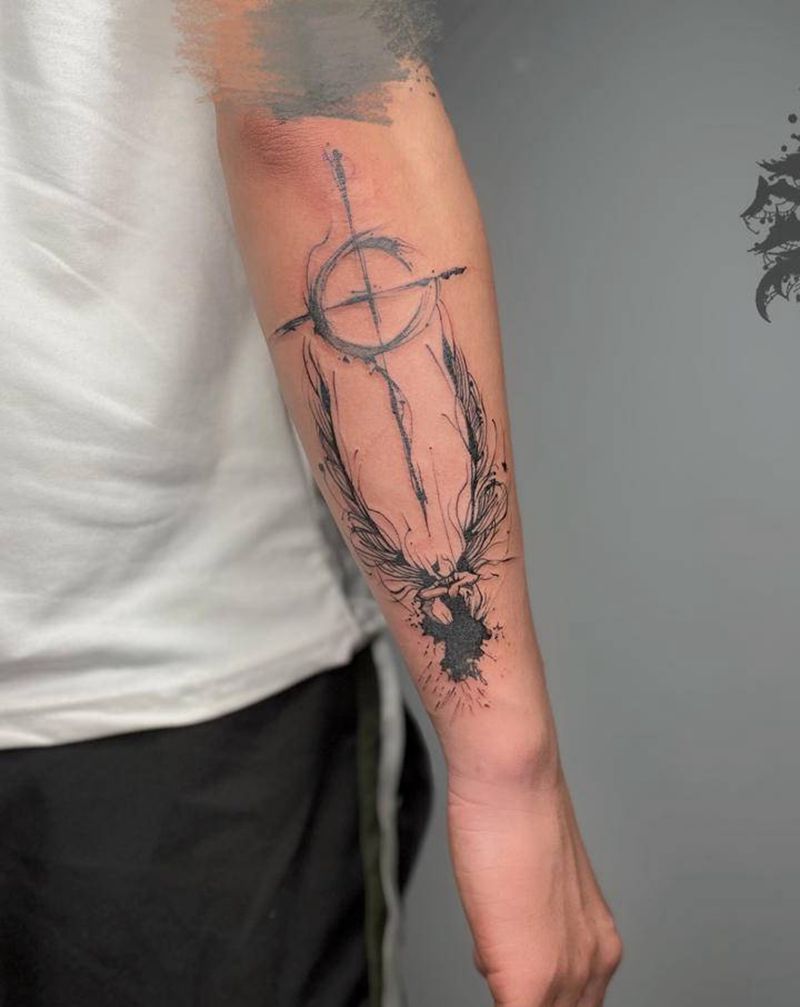 小清新纹身图片_手臂腿部纹身图案