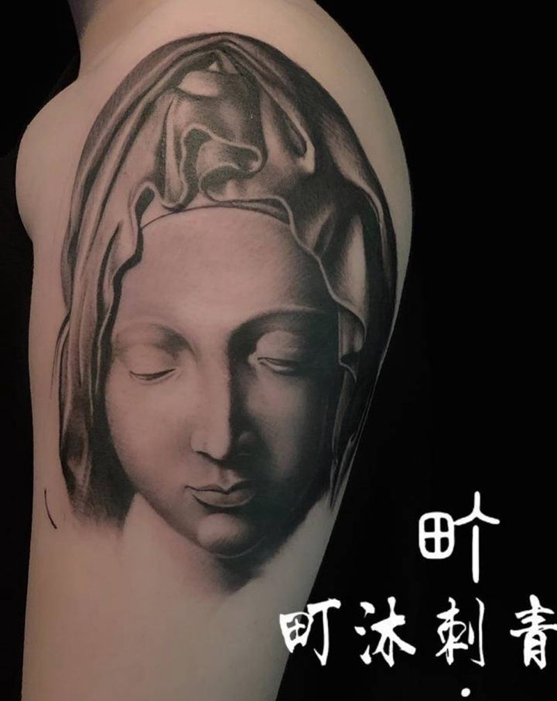 写实/肖像纹身图片_手臂欧美写实纹身图案