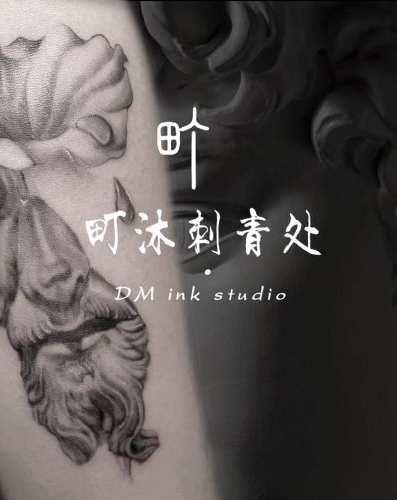 希腊人像/欧美写实纹身图片_手臂欧美写实纹身图案