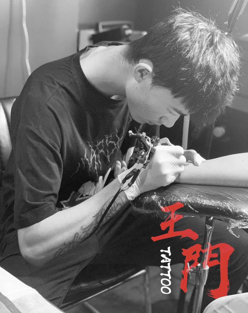 小清新纹身图片_点刺纹身图案