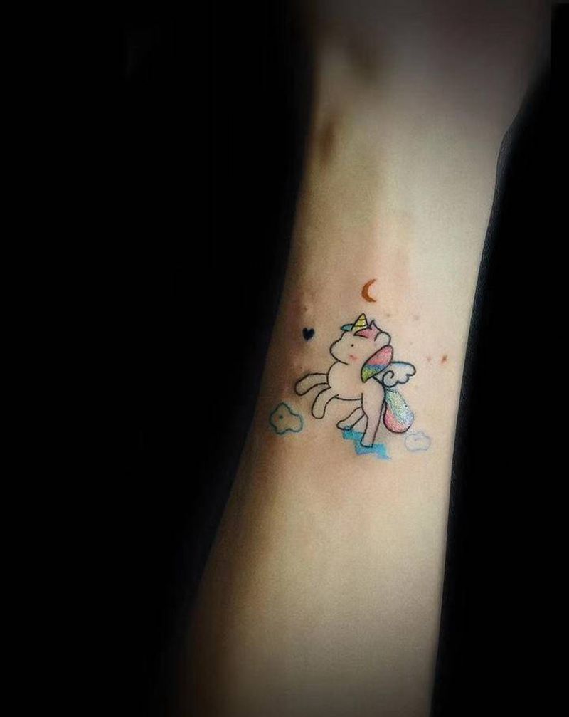 小图纹身图片_手部小清新纹身图案