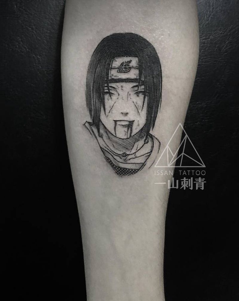 鼬纹身图片_手臂手部火影忍者宇智波鼬鼬纹身图案