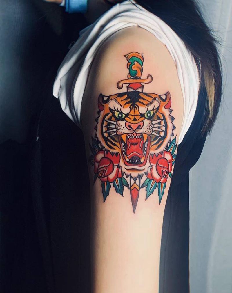 old school纹身图片_手臂Old School纹身图案