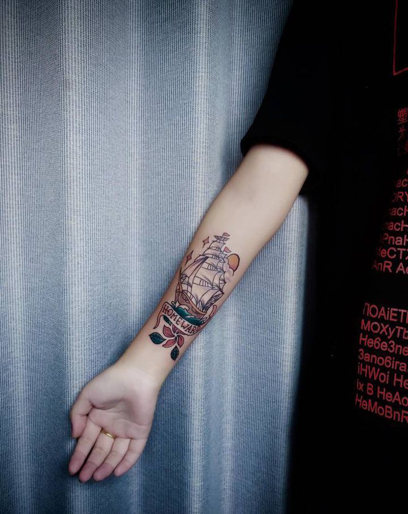 old school纹身图片_手臂Old School纹身图案