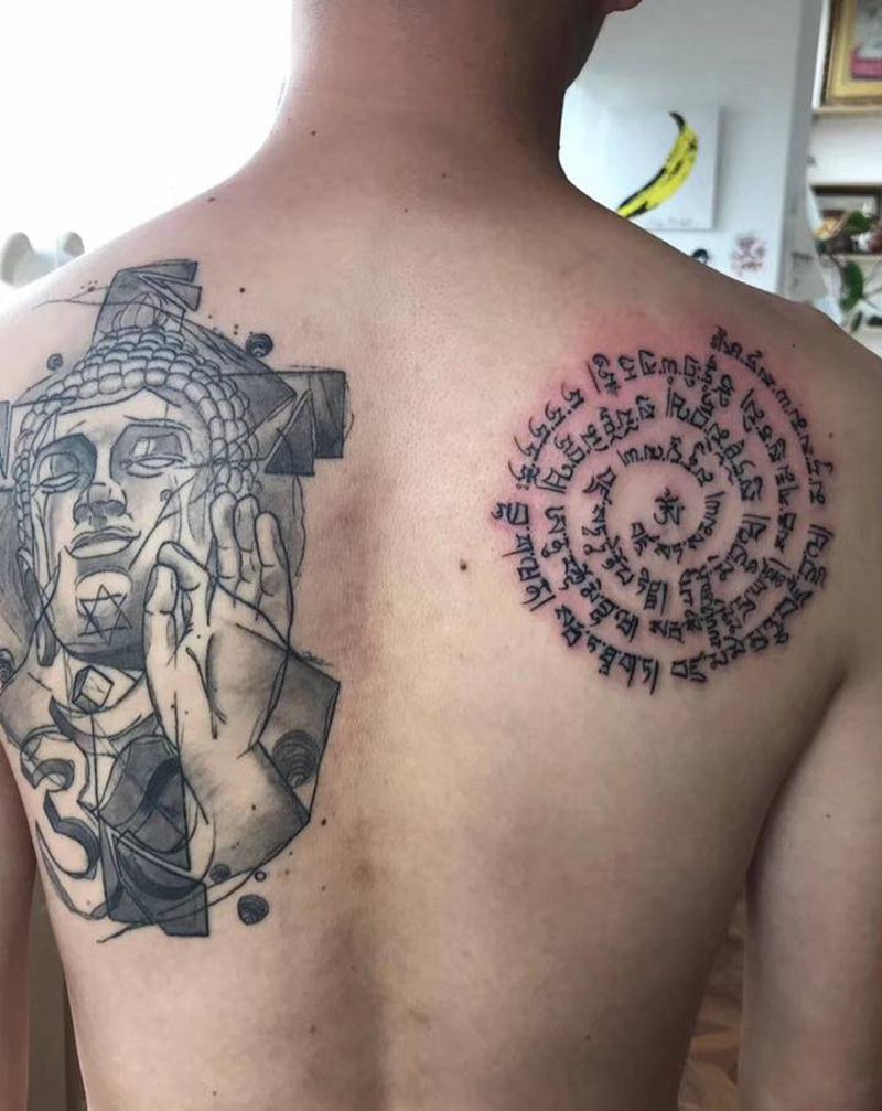 都是信仰…纹身图片_梵文&Sketch纹身图案