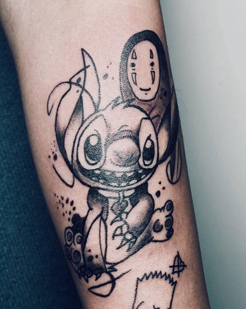 黑灰纹身图片_手臂Old School纹身图案