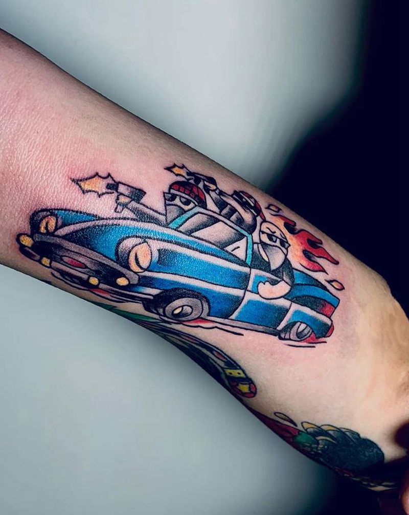 old school纹身图片_手臂纹身图案