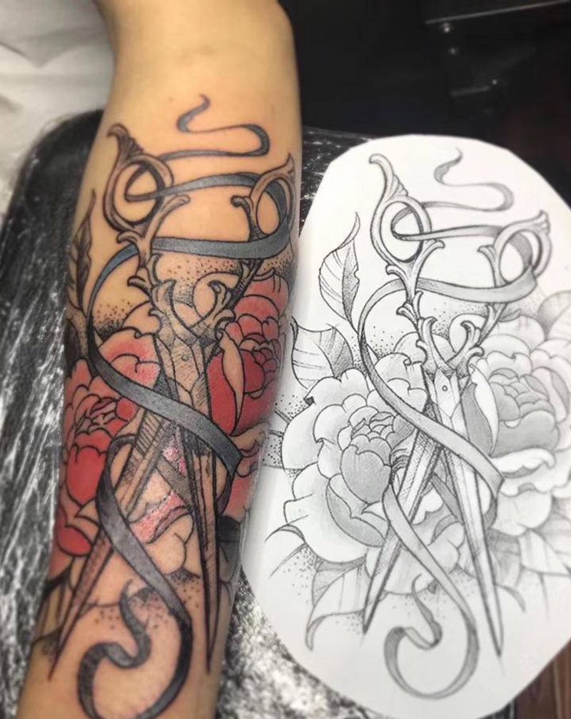 Tony老师的图纹身图片_手臂New School纹身图案