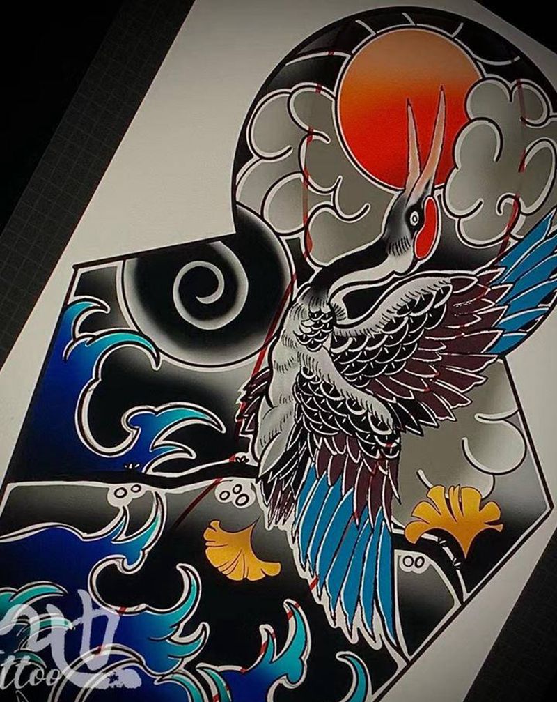 手稿纹身图片_手臂老传统纹身图案