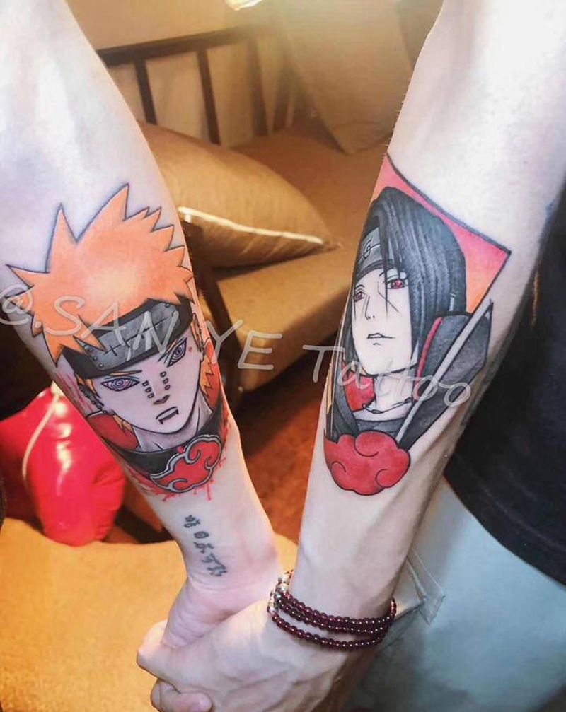 火影纹身图片_New School纹身图案