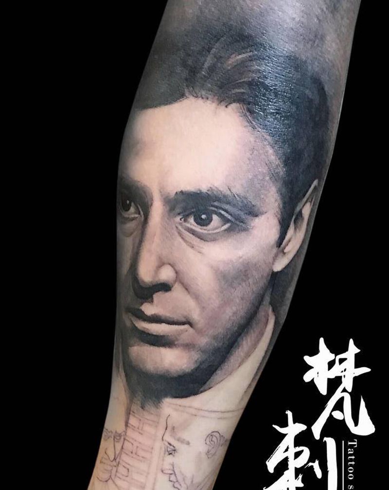 教父(待续未完)纹身图片_手臂纹身图案