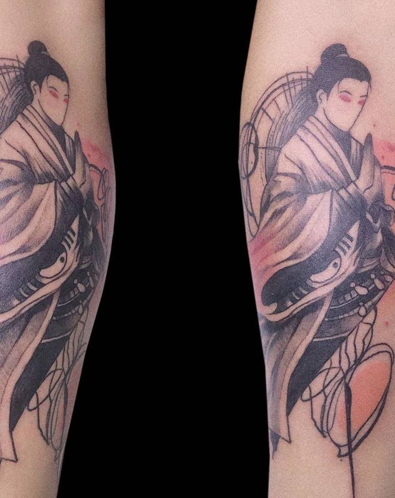 小道士纹身图片_手臂纹身图案