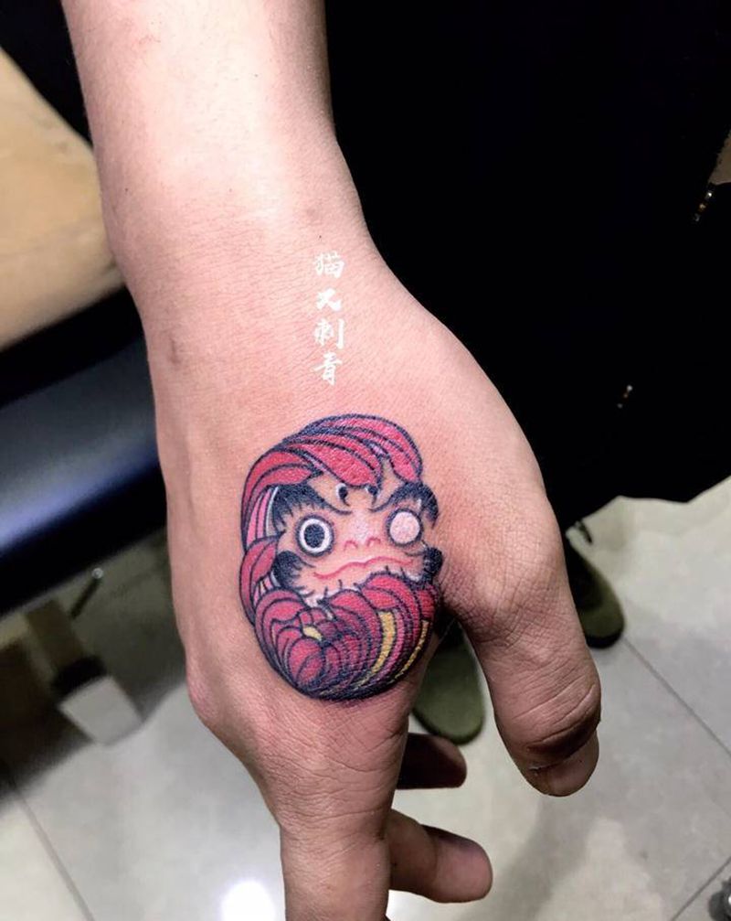 遮盖纹身图片_手部新传统纹身图案