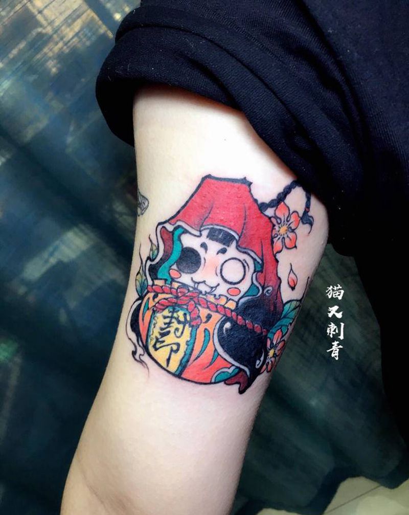 设计图遮盖纹身图片_手臂新传统纹身图案