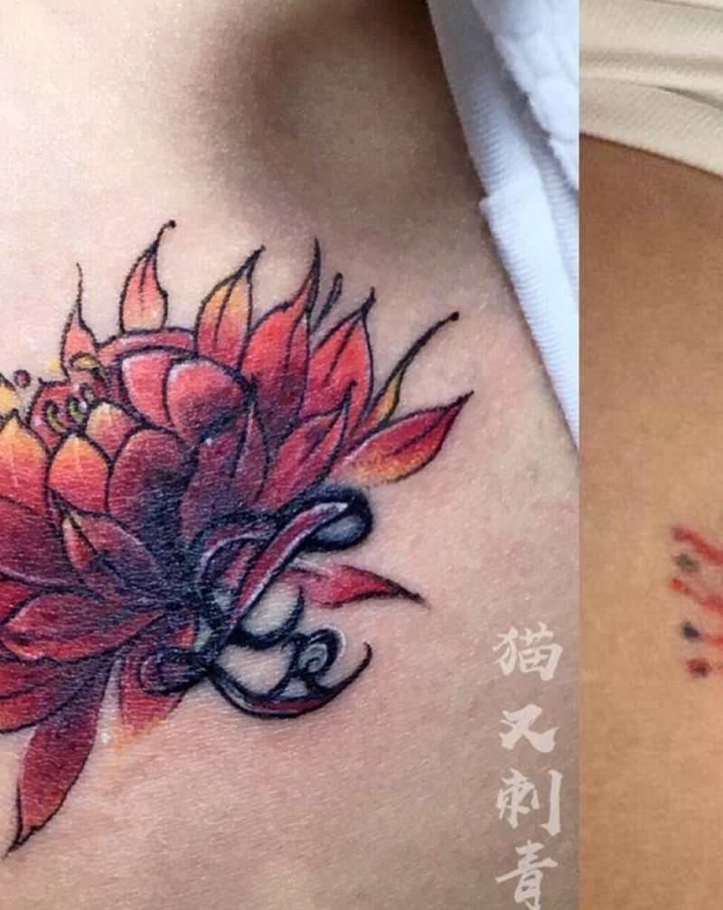 旧图修改纹身图片_水彩纹身图案