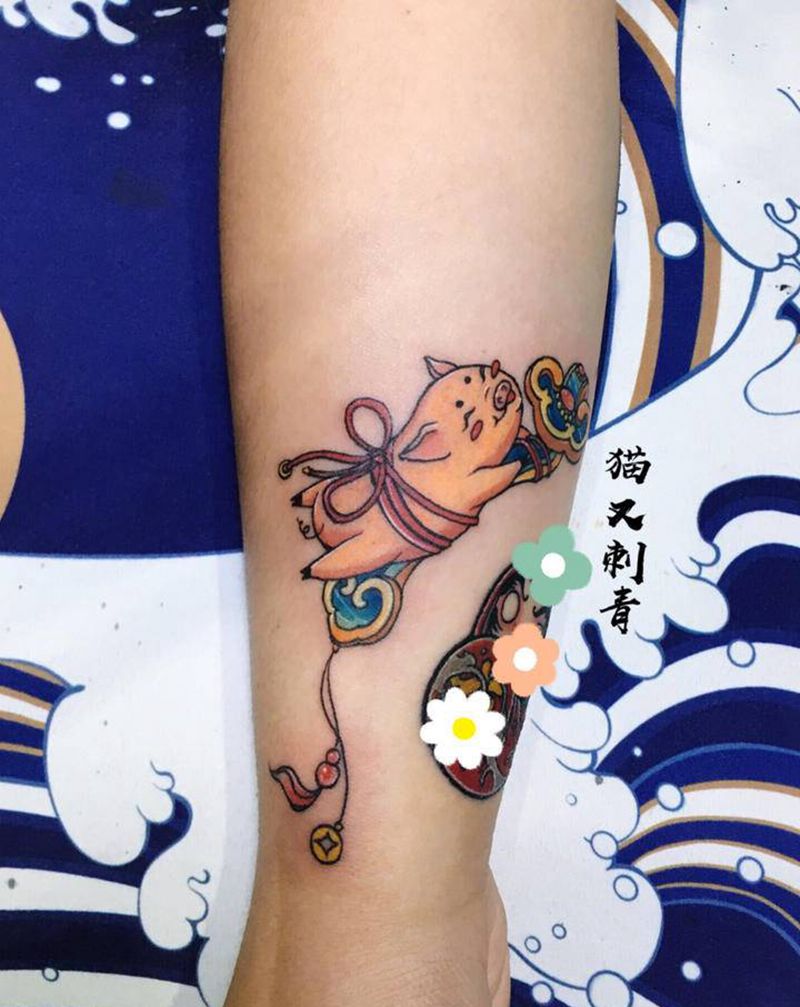 设计图稿小居居纹身图片_手臂纹身图案