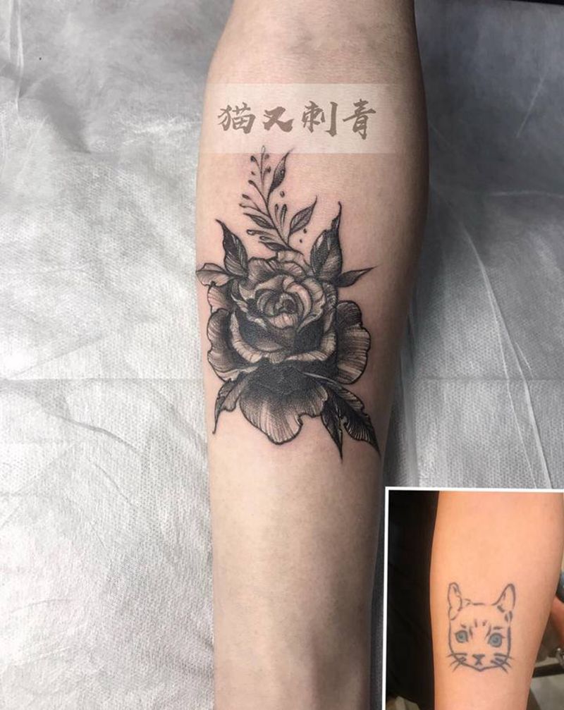 旧图遮盖纹身图片_手臂纹身图案