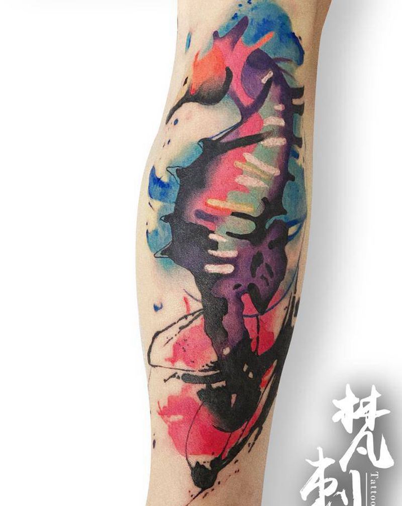 伍零作品纹身图片_手臂纹身图案