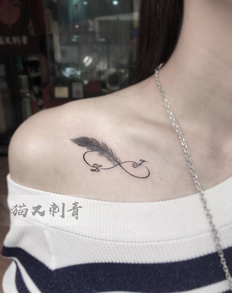 设计图稿纹身图片_肩部点刺纹身图案