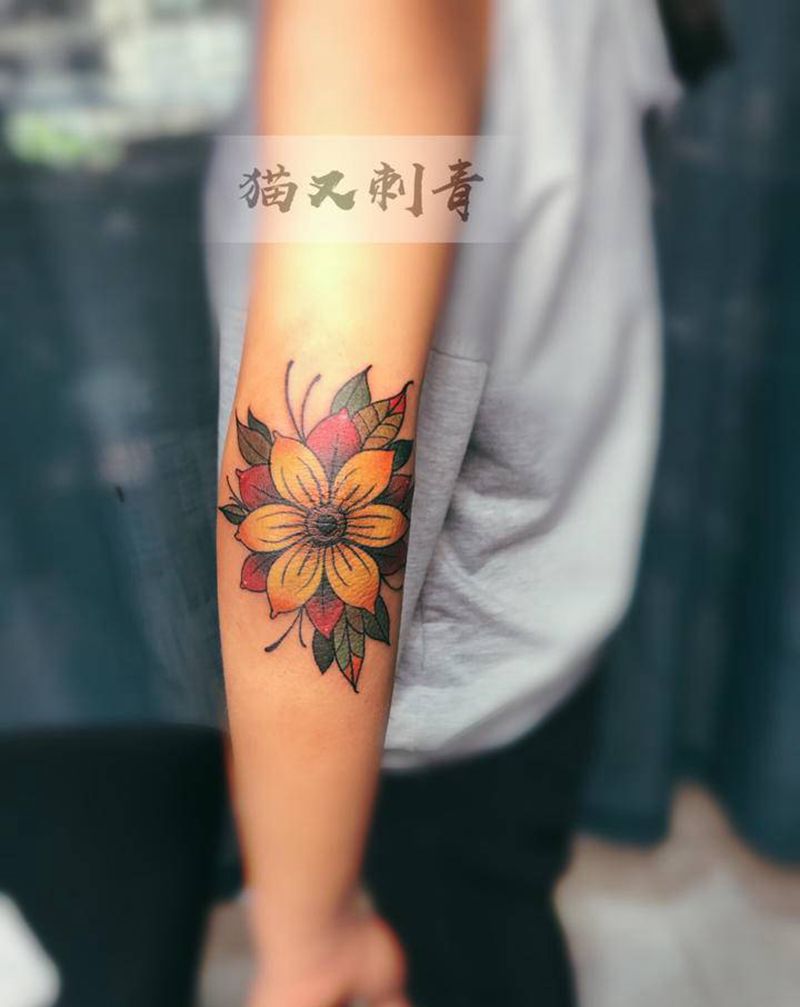 设计图稿纹身图片_手臂Old School纹身图案