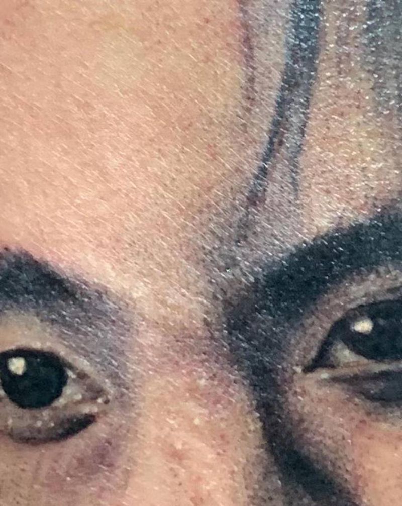 局部纹身图片_手臂欧美写实纹身图案