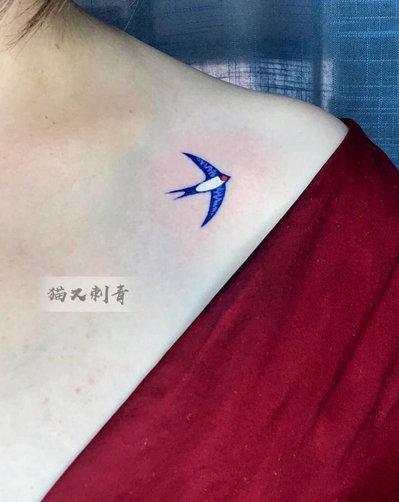 设计图稿纹身图片_水彩纹身图案