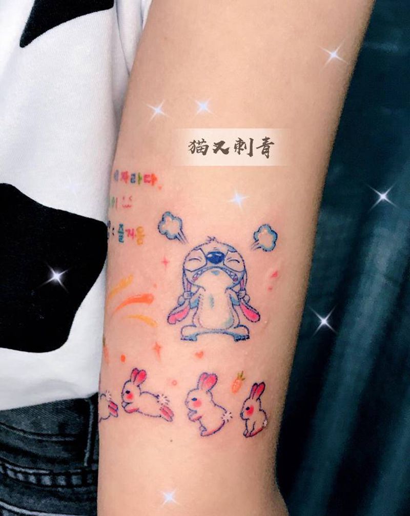 小可爱纹身图片_手臂纹身图案