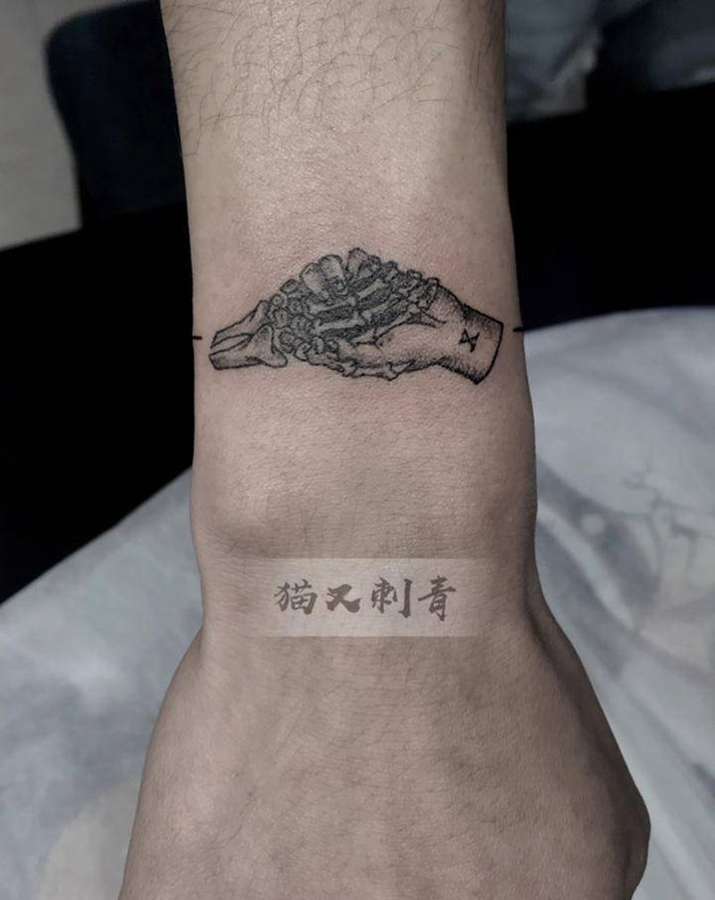 设计图稿纹身图片_手臂点刺纹身图案