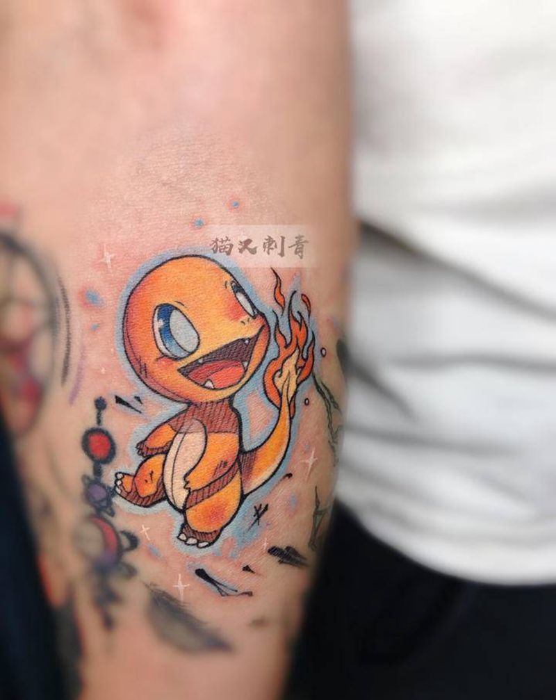 设计图稿纹身图片_手臂New School纹身图案