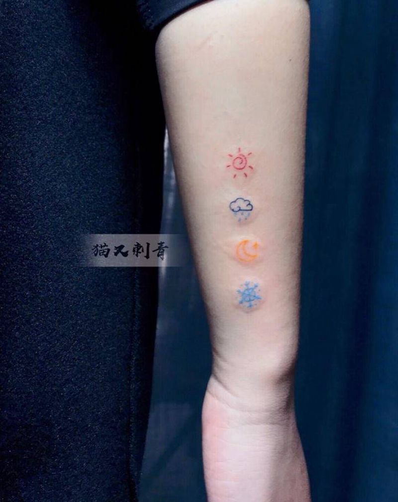 客定设计图稿纹身图片_手臂纹身图案