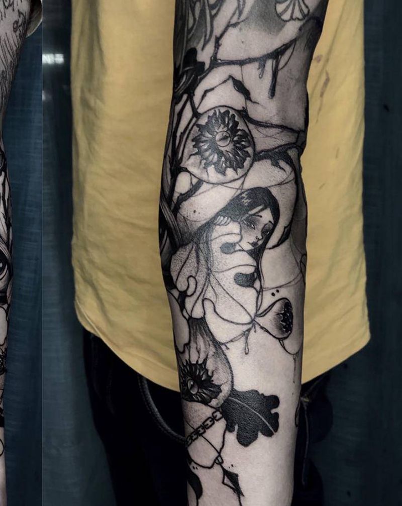 设计图稿～纹身图片_手臂纹身图案