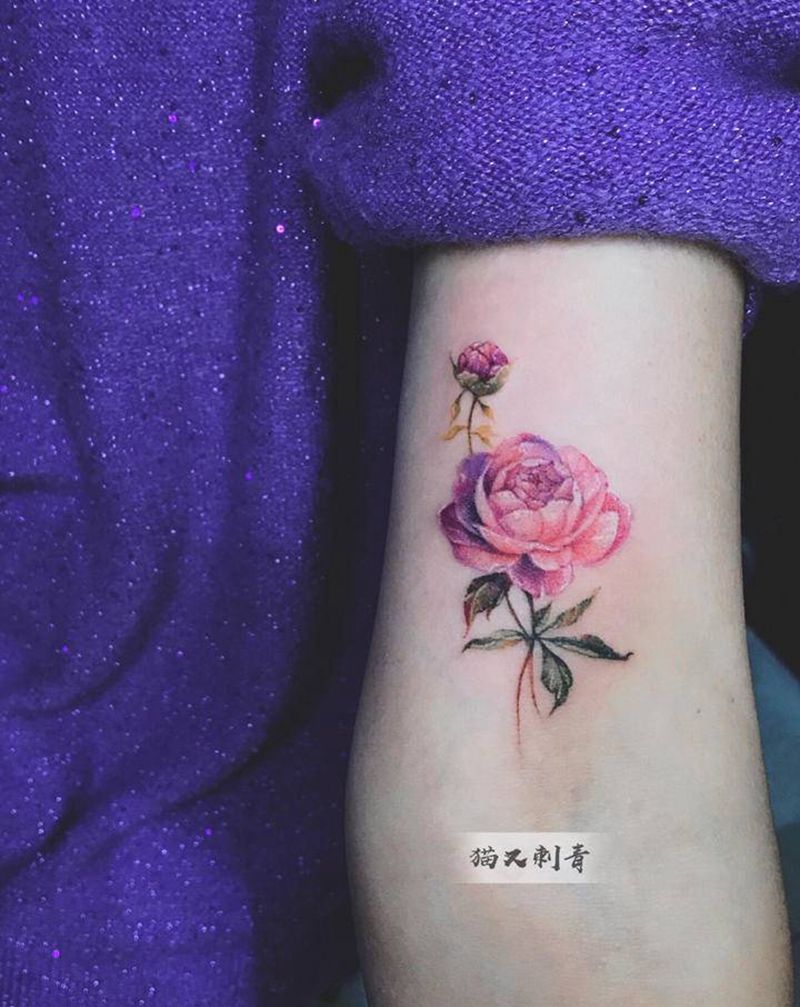 写实小油画纹身图片_手臂纹身图案