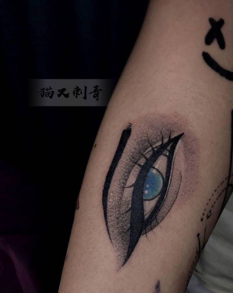 设计图稿纹身图片_手臂点刺纹身图案