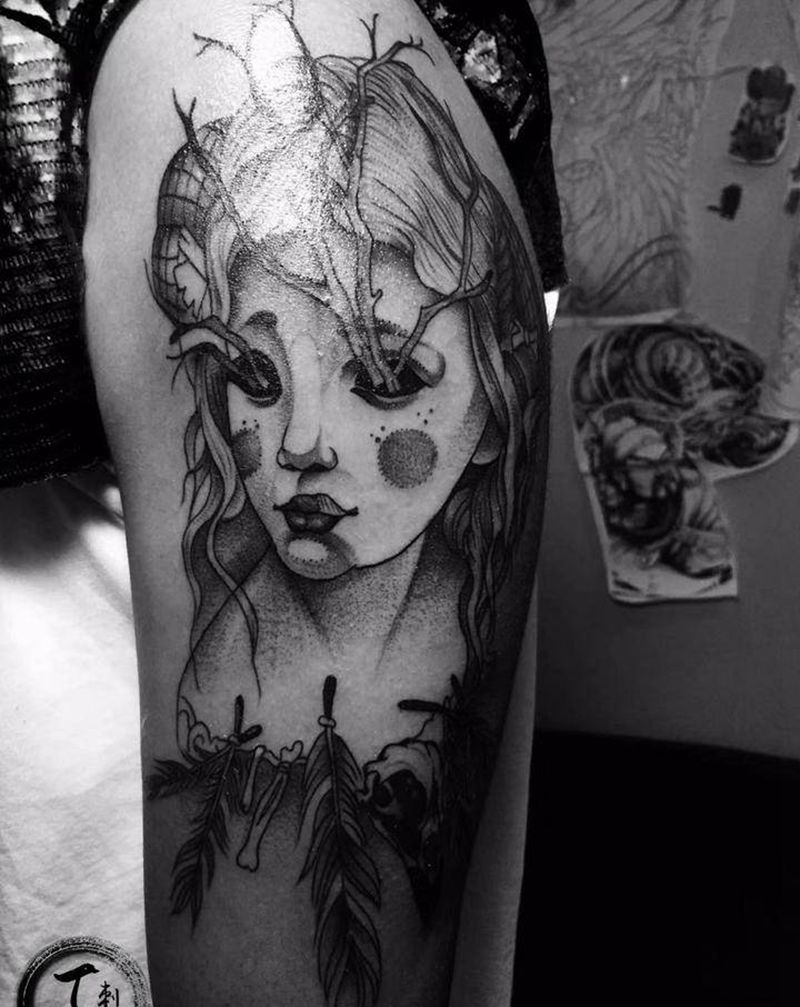 暗黑纹身图片_手臂纹身图案