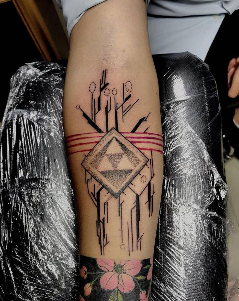 臂环，纹身图片_手部手臂新传统图腾纹身图案