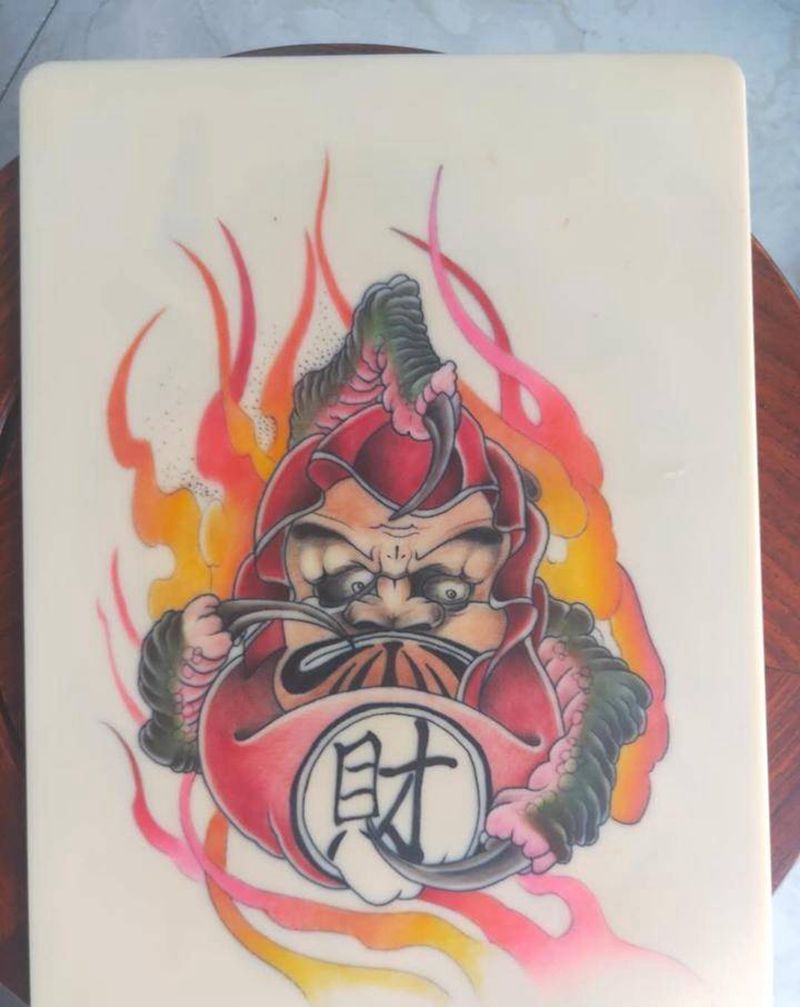 征徒弟练习皮作品纹身图片_新传统纹身图案