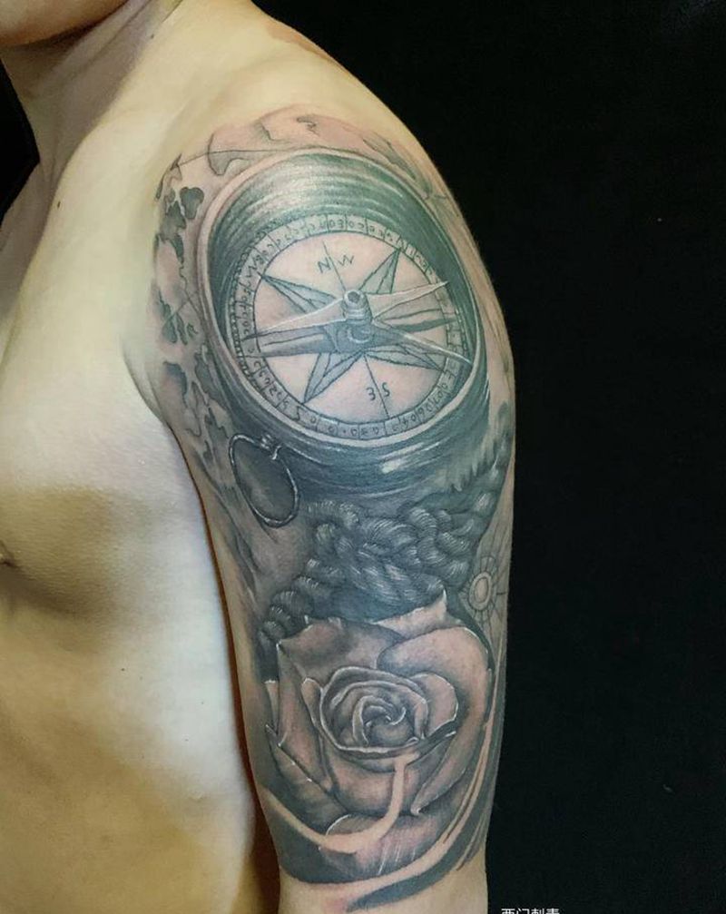 欧美写实纹身图片_手臂欧美写实纹身图案