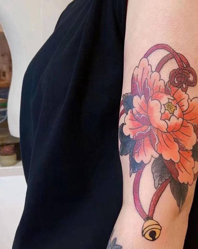 花纹身图片_手臂纹身图案