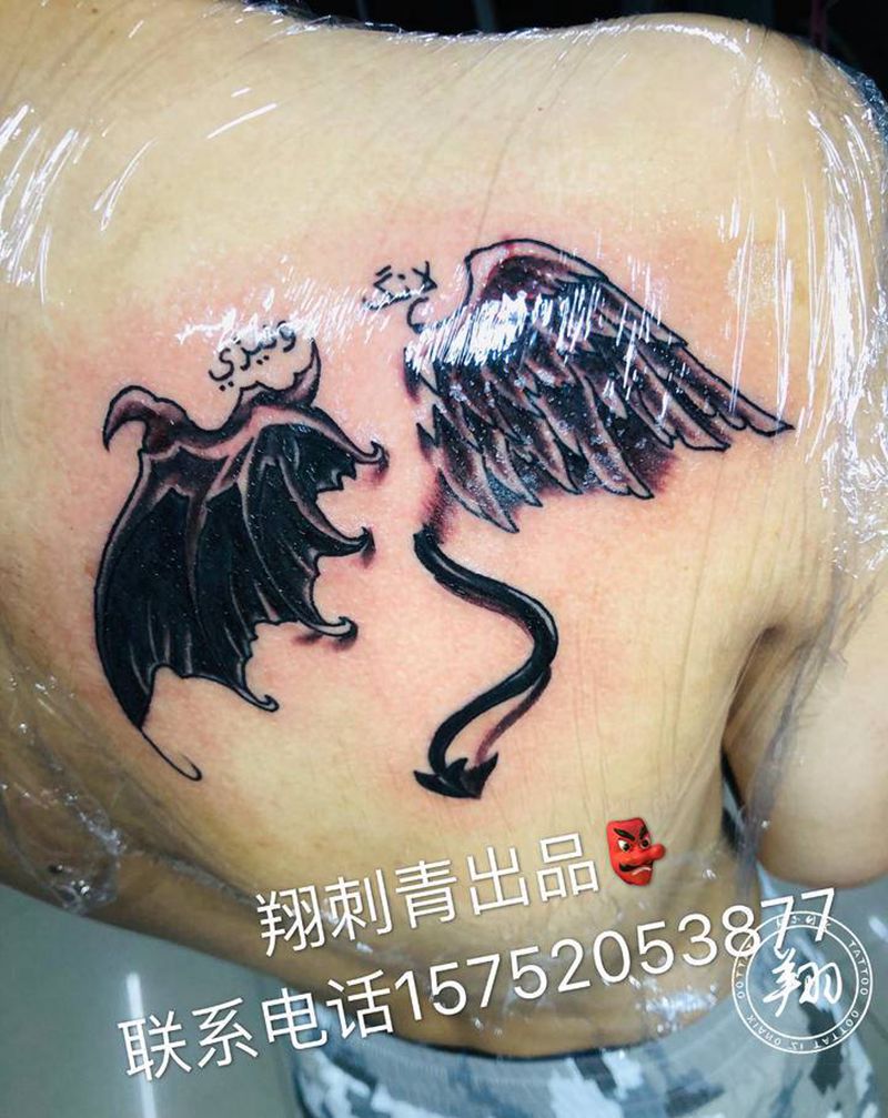 小图合集纹身图片_点刺水彩纹身图案