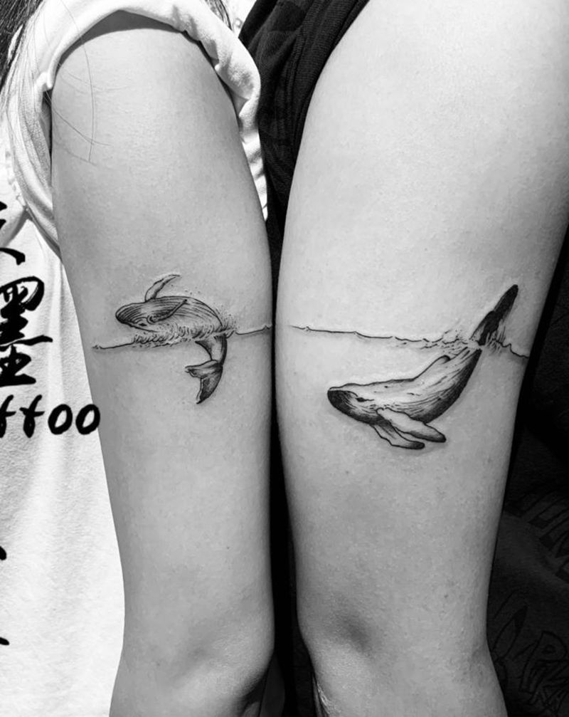 情侣纹身图片_手臂纹身图案