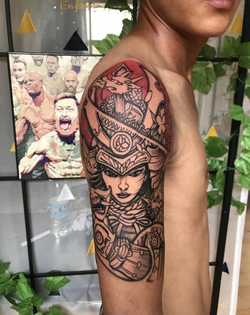 老奸巨猾纹身图片_手臂纹身图案