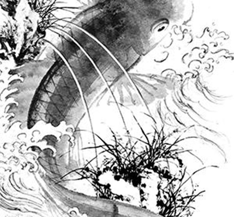 中国风鲤鱼纹身图片_手臂腿部水墨纹身图案