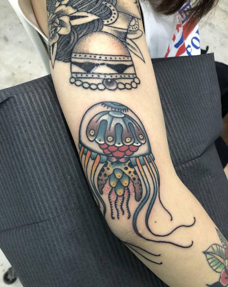 oldschool纹身图片_手臂纹身图案